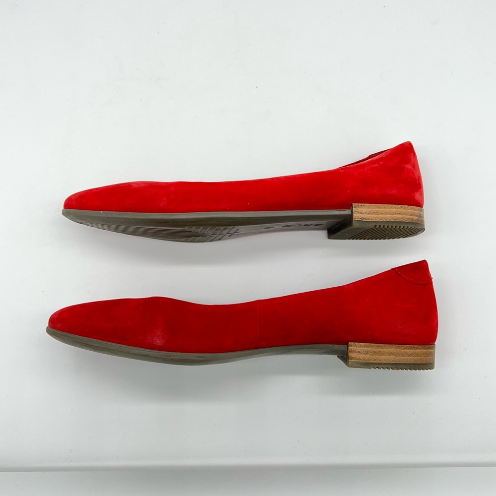 Ecco Shape Pointy Ballerina chili red Flats - Picture 6 of 13